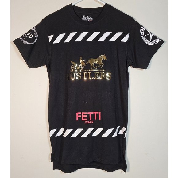 Bleecker & Mercer Shirt "Hustler's Fetti Italy" New Tag Size Small Chest 18 Inch - Picture 1 of 10